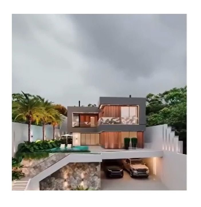 Bader villa render, garage level
