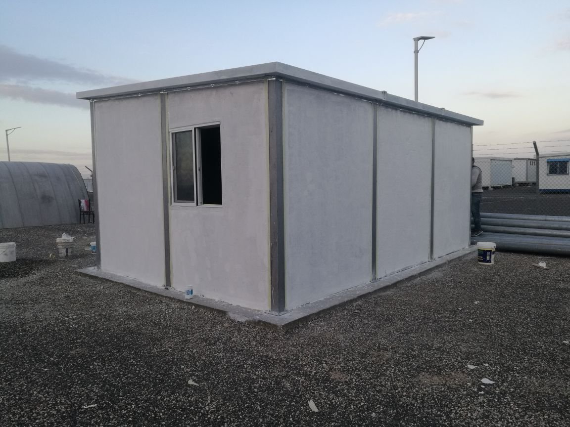 Finished camp unit