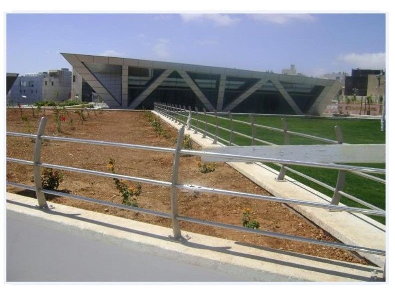 1st generation building with landscaping