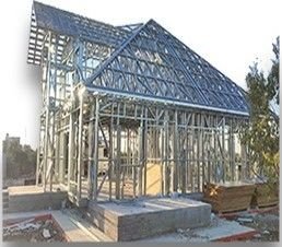 Light steel villa frame