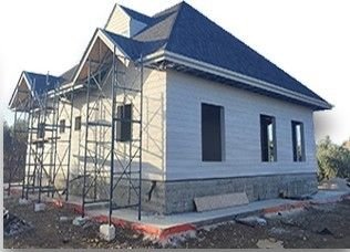Light steel villa with cladding