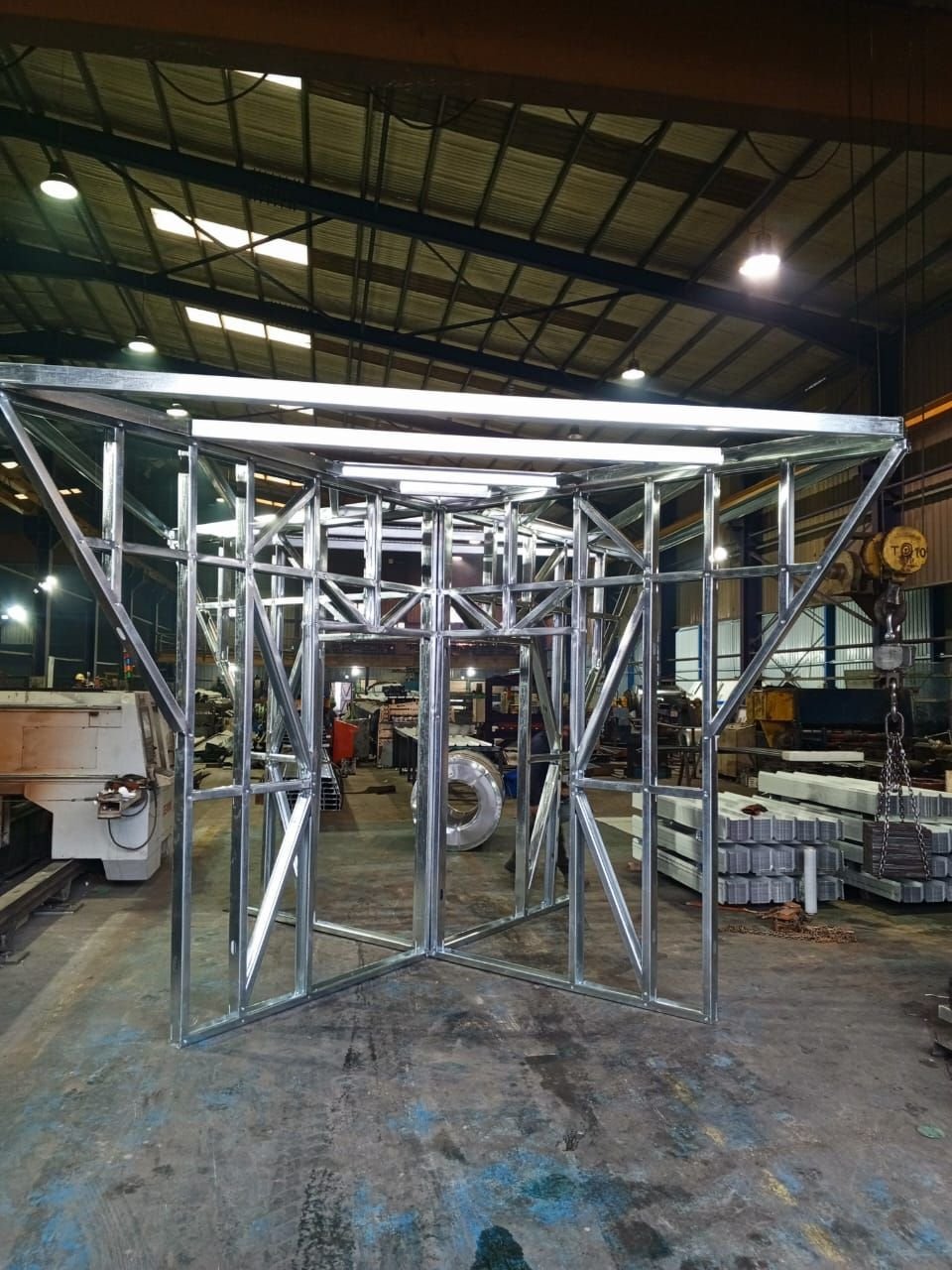 LGS frame in factory