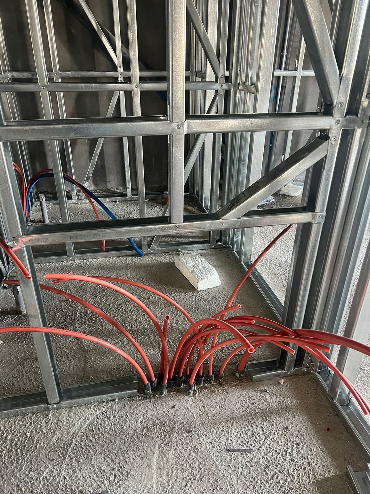 LGS frame with services