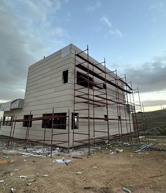 LGS building with cladding