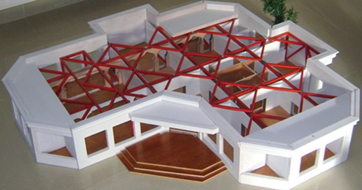 Space truss scale model